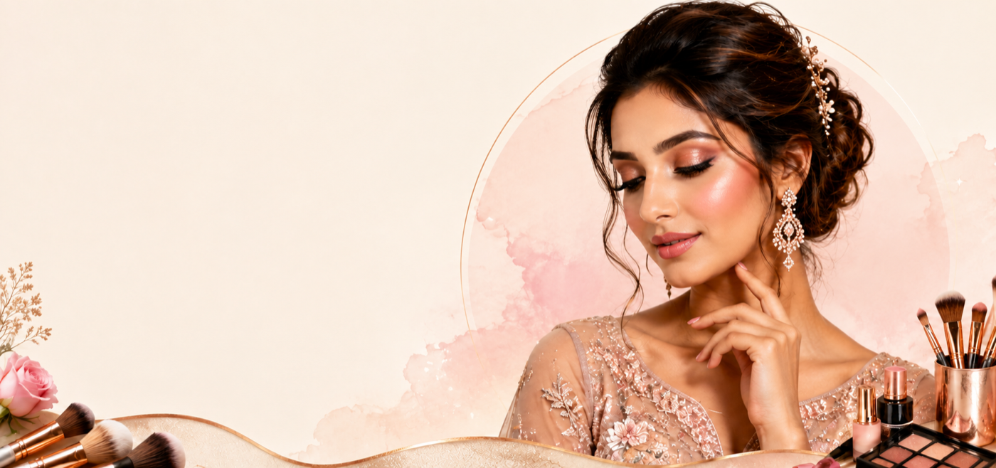 Bridal makeup artistry by Sharyum